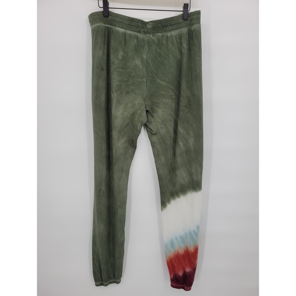PJ Salvage Large Mountain Bound Tie-Dye Lounge Pajama Pants Olive Green - Picture 6 of 8